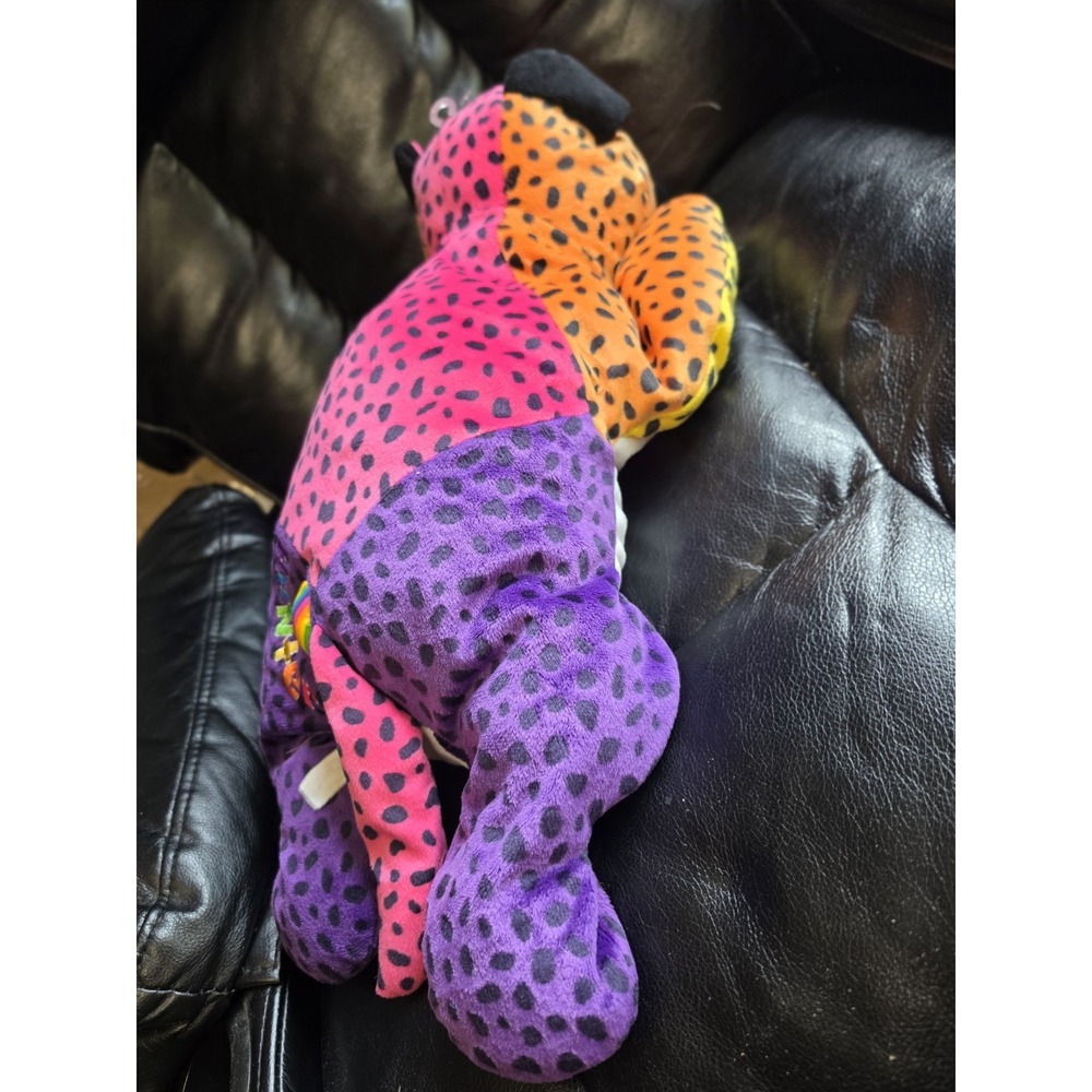 Vintage 1998 Lisa Frank Fantastic Beans Hunter 16" Leopard Plush READ - Picture 4 of 8